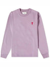 Small Heart Logo Long Sleeve T-Shirt Parma - AMI - BALAAN 2