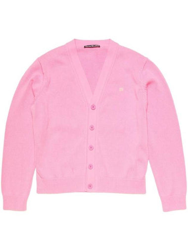 V-Neckline Cardigan Cameo Pink - ACNE STUDIOS - BALAAN 1