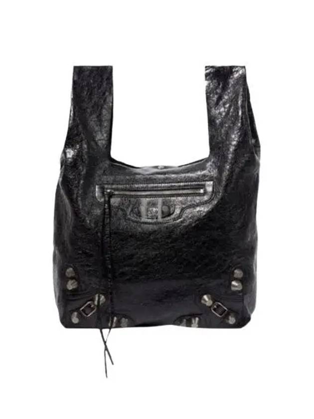 Men's Le Cagole Tote Bag Black - BALENCIAGA - BALAAN 2