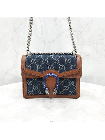 Lux You New Product Jacquard Denim GG Dionysus Mini Shoulder Bag 421970 - GUCCI - BALAAN 1