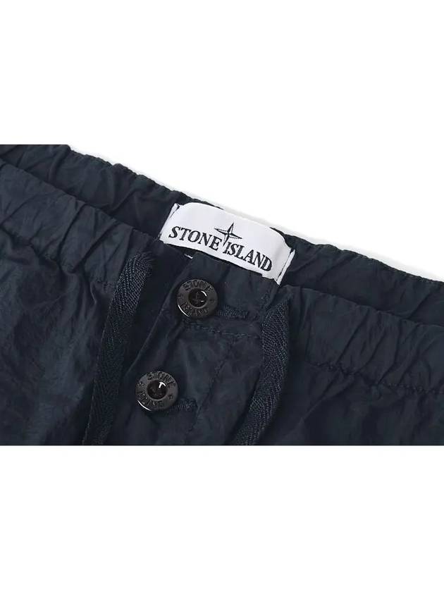 Patch Logo Nylon Swim Shorts Navy - STONE ISLAND - BALAAN 4