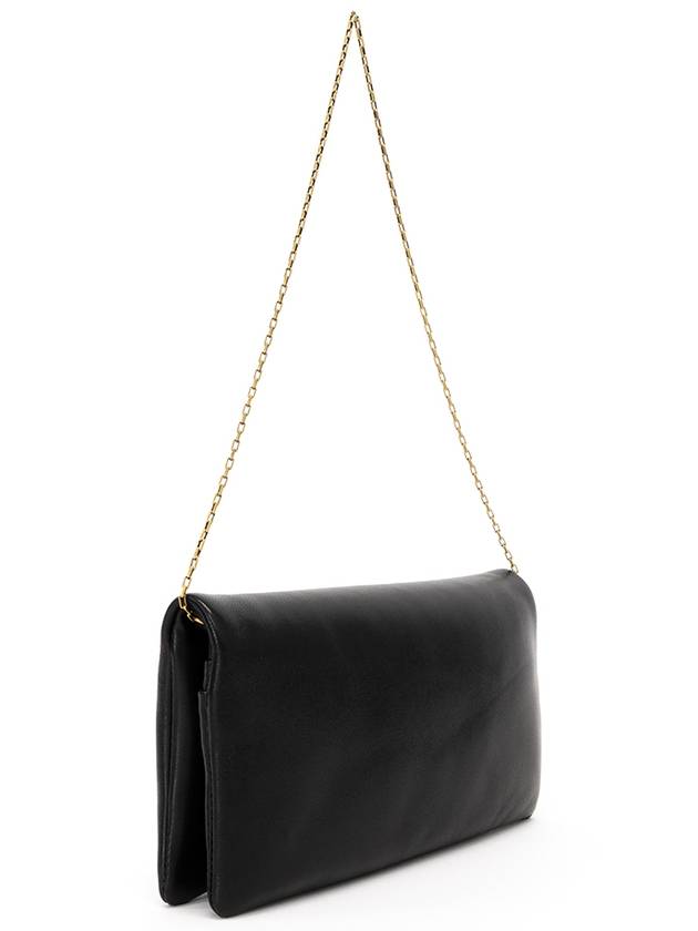 Calypso Lambskin Mini Shoulder Bag Black - SAINT LAURENT - BALAAN 6