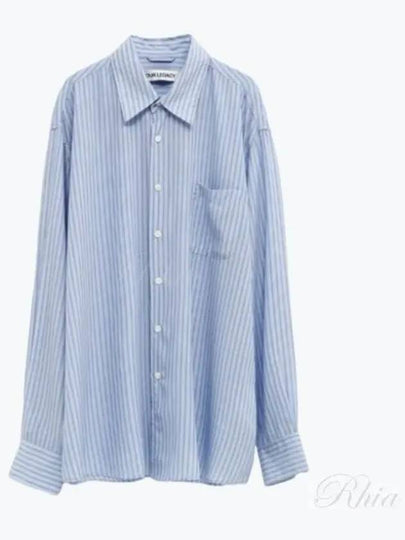 Above Striped Long Sleeve Shirt Blue - OUR LEGACY - BALAAN 2