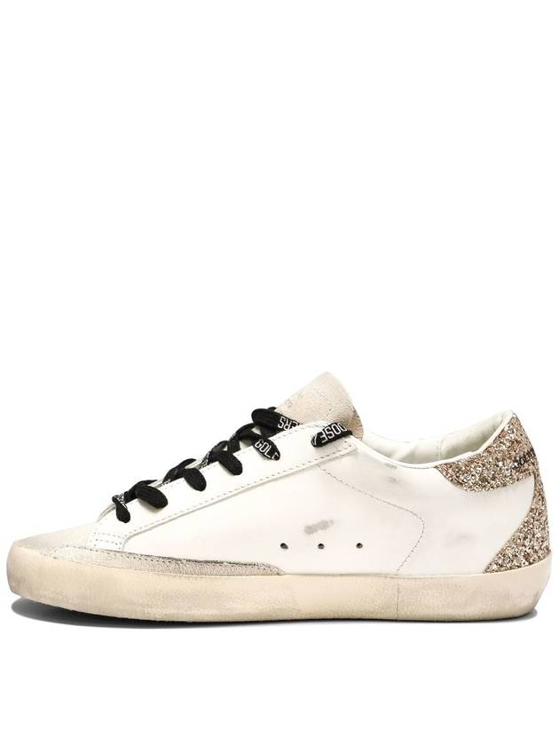 Super-Star Glittered Sneakers White - GOLDEN GOOSE - BALAAN 4