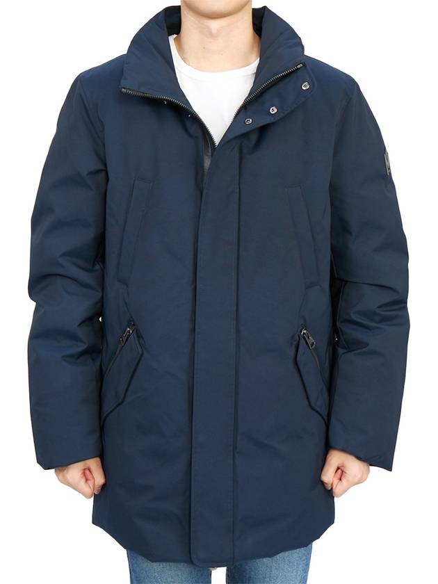 EDWARD NFR NAVY Men s Hooded Padded Jumper Coat Regular Fit - MACKAGE - BALAAN 6