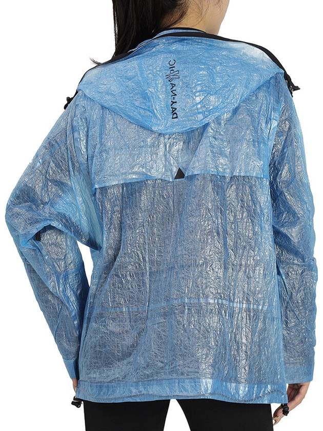 Grenoble Landry Lettering Point Rain Jacket Light Blue - MONCLER - BALAAN 4