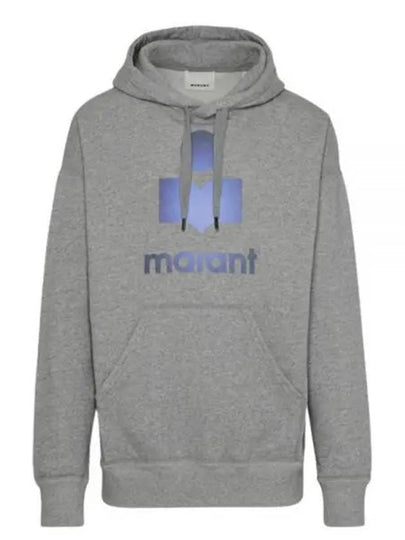 Miley Logo Print Hoodie Grey - ISABEL MARANT - BALAAN 2