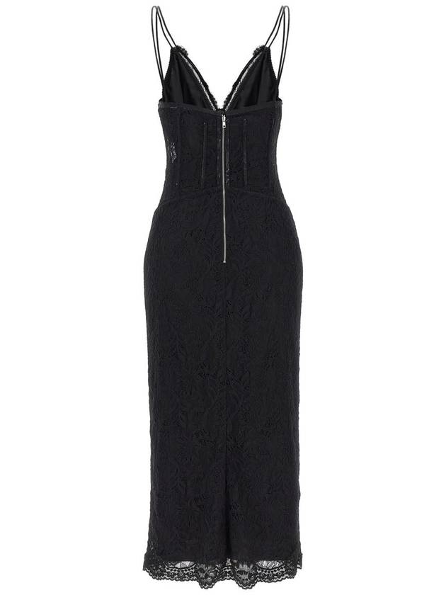 Midi One Piece F6JFFTMLRABN0000 Black - DOLCE&GABBANA - BALAAN 3