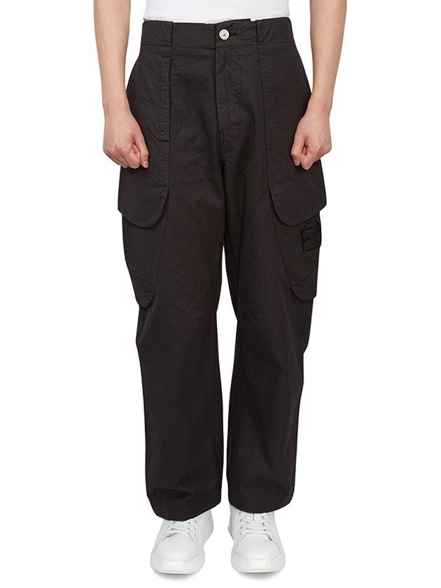 Shadow Project Cotton Nylon Cargo Straight Pants Black - STONE ISLAND - BALAAN 2