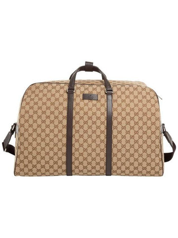 GG Supreme Canvas Boston Bag Beige Ebony - GUCCI - BALAAN 1