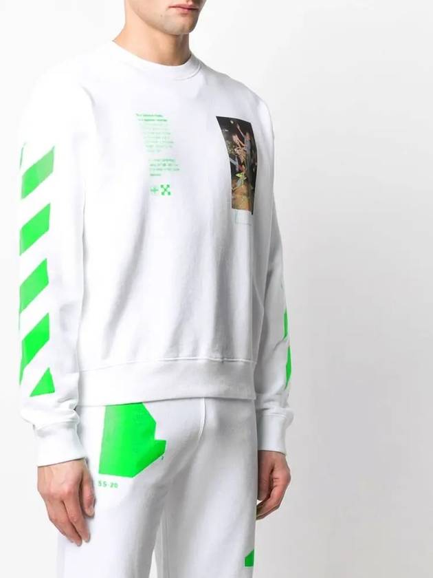 Men's Pascal Painting Sweatshirt White - OFF WHITE - BALAAN.