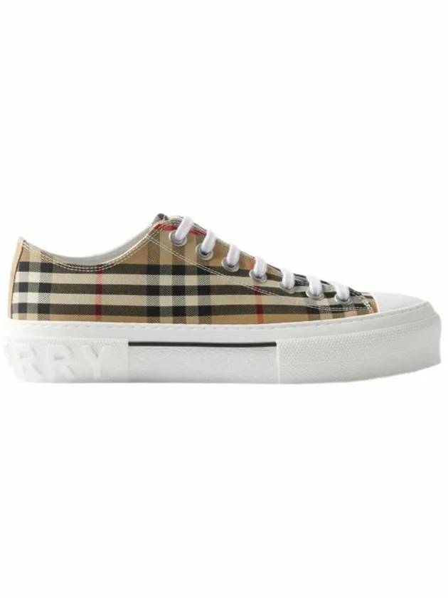 Vintage Check Cotton Sneakers Archive Beige - BURBERRY - BALAAN 2