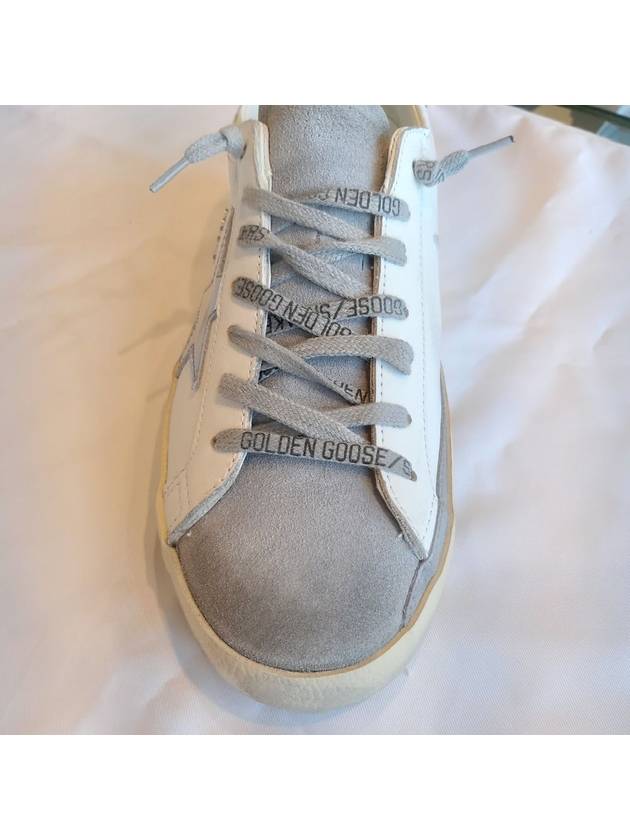 Superstar Green Heel Tab Leather Sneakers White - GOLDEN GOOSE - BALAAN 5