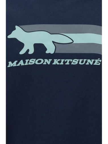 Short Sleeve T-Shirt MM00113KJ0118 P492 BLUE - MAISON KITSUNE - BALAAN 1