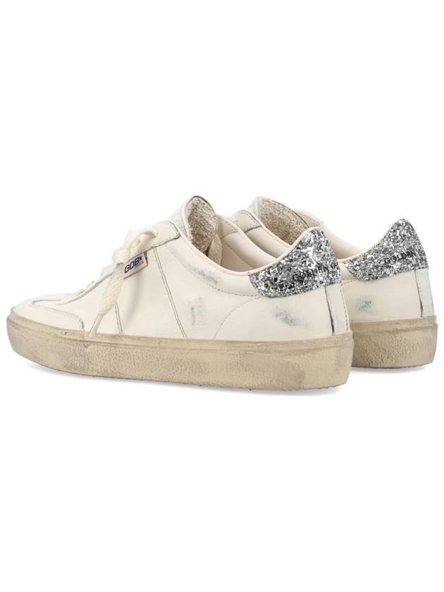 Soul Star Glitter Tab Low Top Sneakers White - GOLDEN GOOSE - BALAAN 5