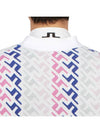 Men's Vice Pink Painting Bridge Knit Top White - J.LINDEBERG - BALAAN 8