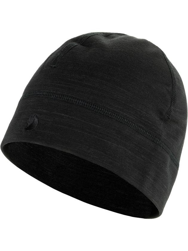 Keb Fleece Beanie Black - FJALL RAVEN - BALAAN 1