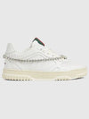 Women's Reweb Low Top Sneakers White - GUCCI - BALAAN 1