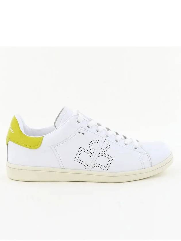 Bart Logo Low-Top Sneakers White - ISABEL MARANT - BALAAN 3