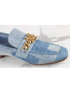 LV initial gold denim loafers 37 240 - LOUIS VUITTON - BALAAN 7