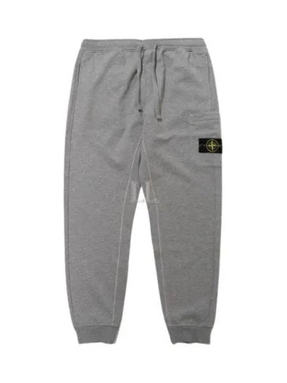 Cotton Fleece Cargo Track Pants Grey - STONE ISLAND - BALAAN 2