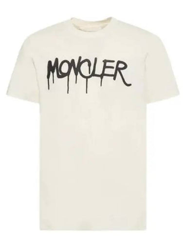 103871 Logo short sleeve t shirt 8C00013 83927 034 - MONCLER - BALAAN 1