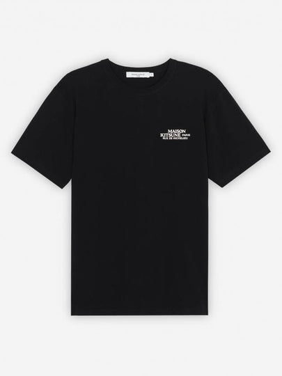 Richelieu Classic Short Sleeve T-Shirt Black - MAISON KITSUNE - BALAAN 2