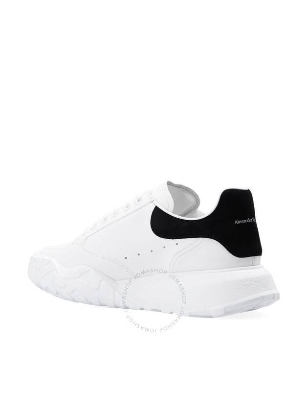 Court Trainers Suede Tab Low Top Sneakers White - ALEXANDER MCQUEEN - BALAAN 4