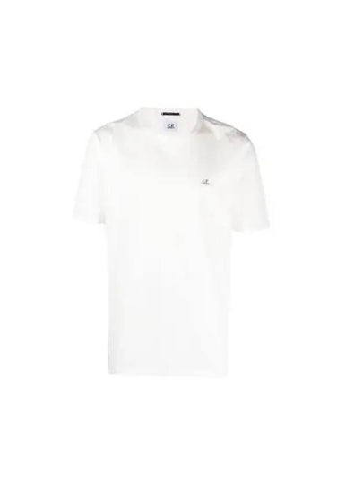 30/1 Jersey Logo Short Sleeve T-Shirt White - CP COMPANY - BALAAN 2