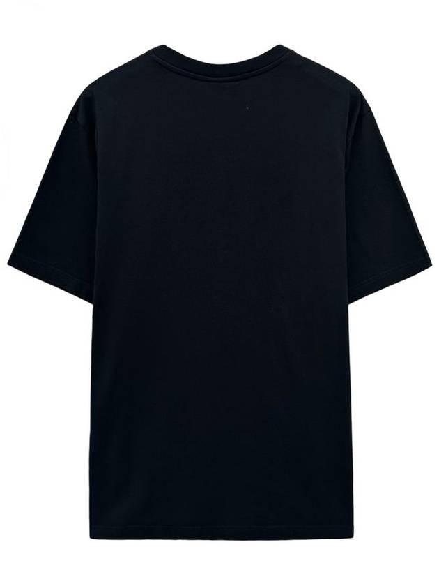 Speedy Fox Patch Comfort Short Sleeve T-Shirt Black - MAISON KITSUNE - BALAAN 3