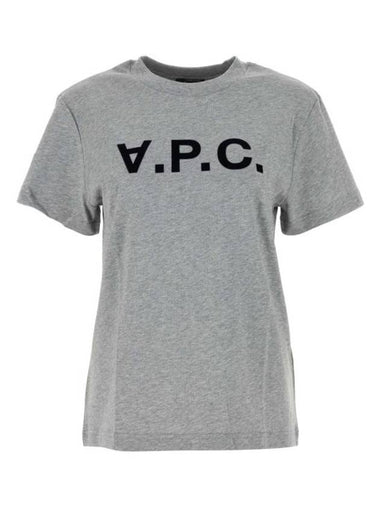 Standard Grand VPC Short Sleeve T-Shirt Grey - A.P.C. - BALAAN 1