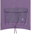 Crop Sweatshirt Big Pocket Hoodie Dark Purple - OFFGRID - BALAAN 4