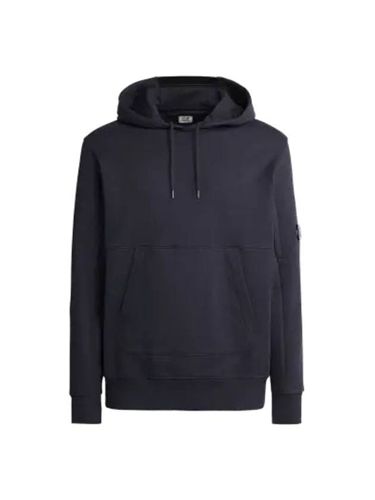 Diagonal Raised Fleece Hoodie Navy - CP COMPANY - BALAAN 2