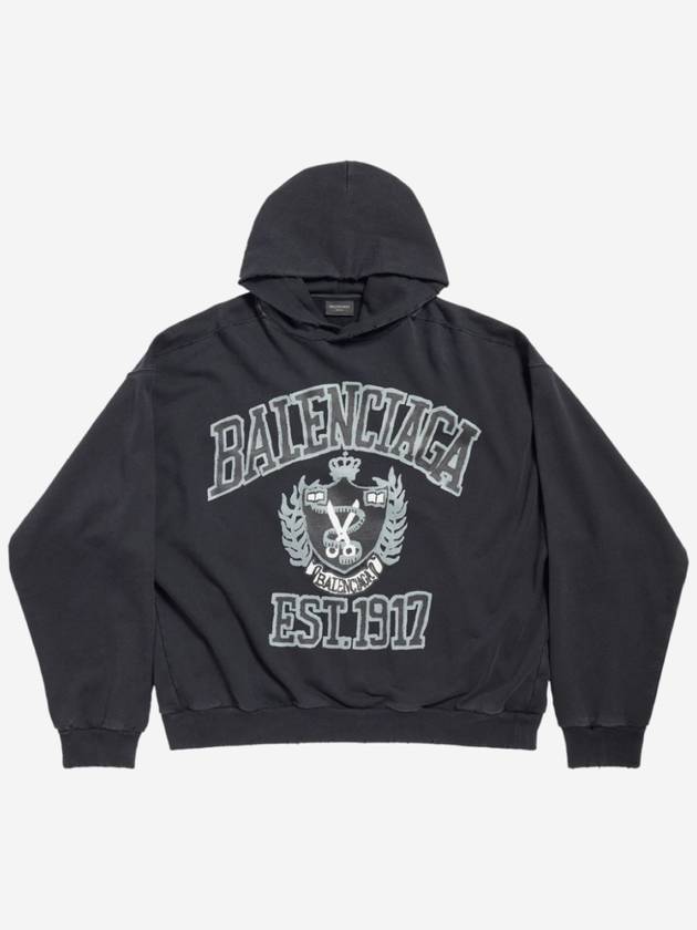 DIY College Medium Fit Hoodie Black - BALENCIAGA - BALAAN 2