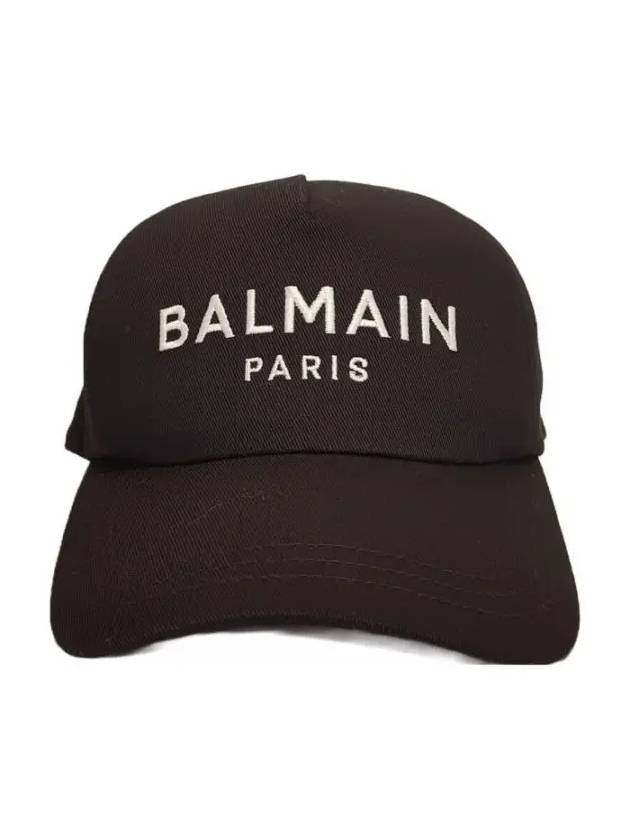 Logo Embroidery Ball Cap Black - BALMAIN - BALAAN 2