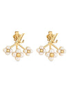 LV Floragram Earrings Gold - LOUIS VUITTON - BALAAN 2