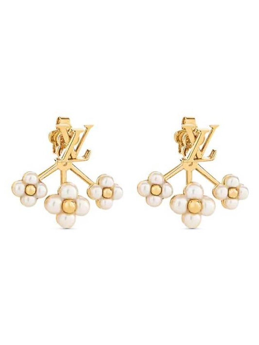 LV Floragram Earrings Gold - LOUIS VUITTON - BALAAN 2