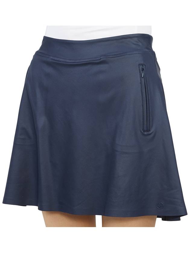 Women's Effortless Golf Skirt Twilight Navy - G/FORE - BALAAN 9