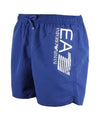 Logo Print Swim Shorts Blue - EMPORIO ARMANI - BALAAN 2