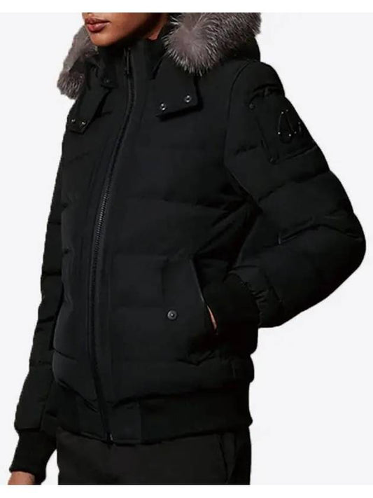 Bomber Women Jacket Black M39LB015 - MOOSE KNUCKLES - BALAAN 2