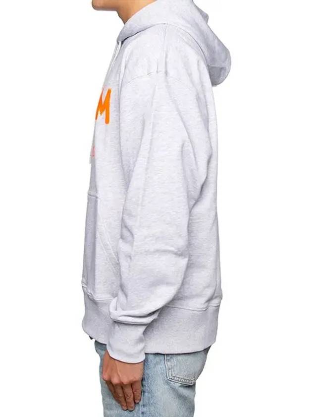 Milan Logo Hoodie Gray 3340MM515F - MSGM - BALAAN 4