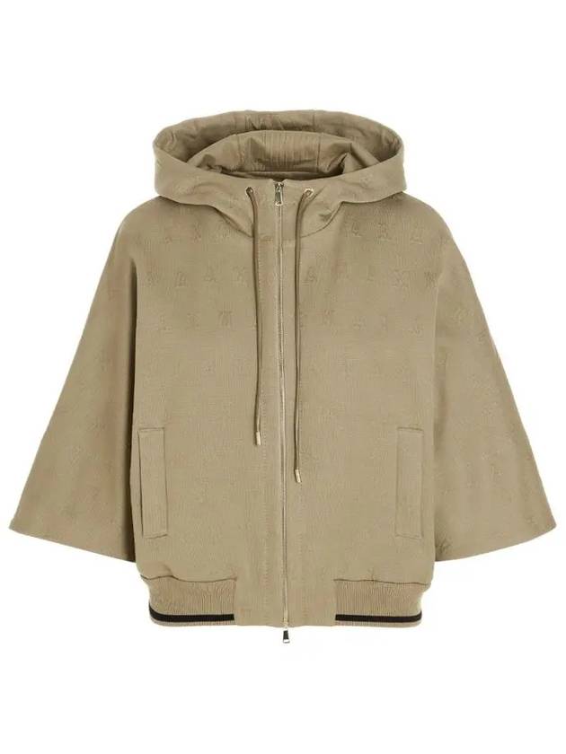 22SS Rampo LAMPO zipper hooded jacket beige 19110521 003 - MAX MARA - BALAAN 1