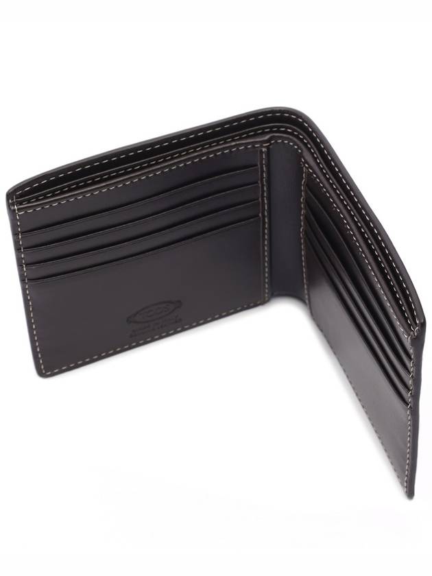 Center Stitch Half Wallet Brown - TOD'S - BALAAN 7