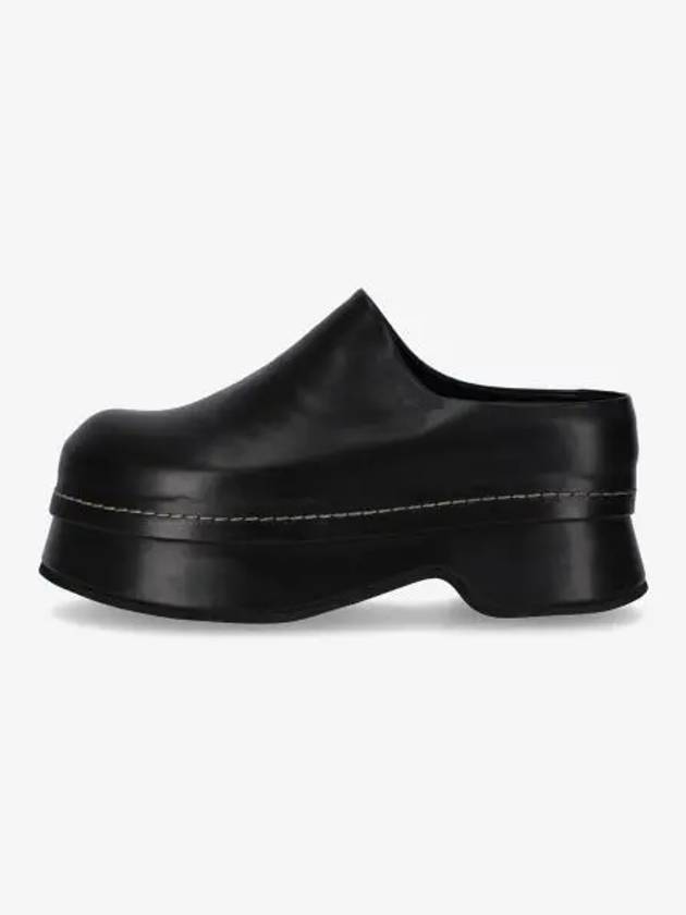 Round Toe Clog Mule Black - ALEXANDER MCQUEEN - BALAAN 2