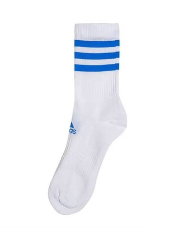 3 Stripes Crew Socks Blue White - ADIDAS - BALAAN 1