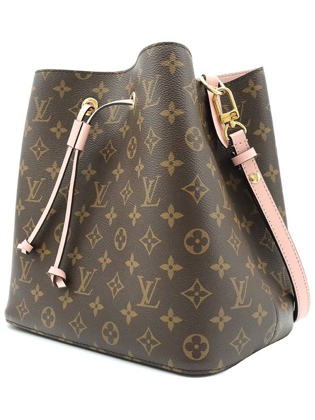 Louis Vuitton M44022 Monogram Canvas Rose Poudre Pink Neo Noe Bucket Shoulder Bag - LOUIS VUITTON - BALAAN 3