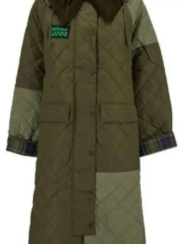 Burghley Quilted Padding Green - BARBOUR - BALAAN 2