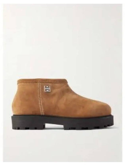 Suede Winter Boots Beige Camel - GIVENCHY - BALAAN 2