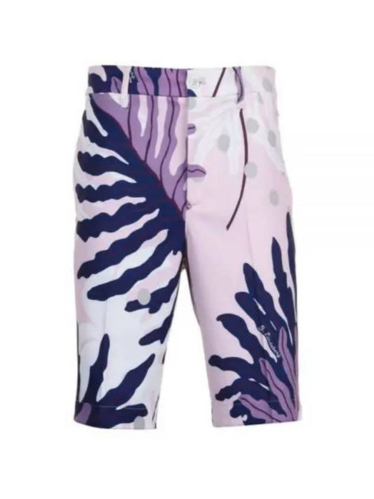 Golf Eloy Print Shorts GMPA10122 S199 Men's Eloy Print Shorts - J.LINDEBERG - BALAAN 2