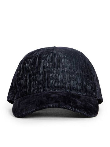 Ff Denim Baseball Cap - FENDI - BALAAN 1